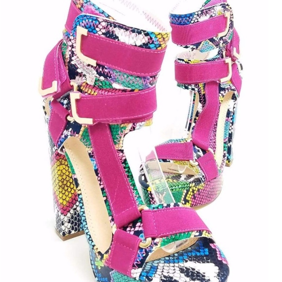 💙💛Colorful Snake Sandals💜🧡 - Picture 2 of 4